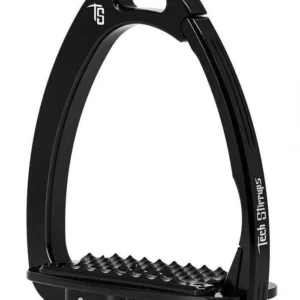 Tech Stirrups Venice Dressage Sloped - Zwart